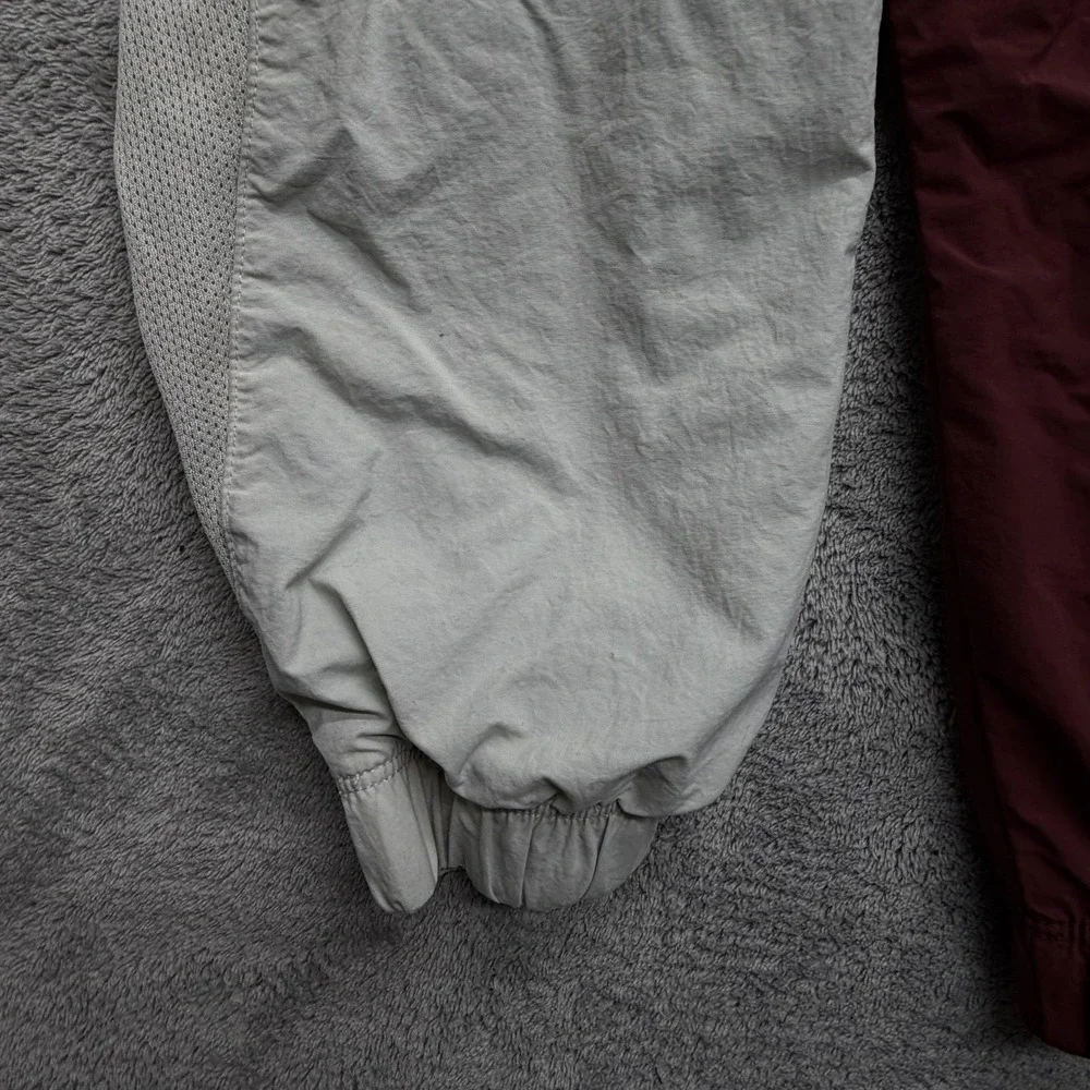 Nike Jacket Youth XL‎ Burgundy Swoosh Full Zip Windbreaker Colorblock FN9134-619